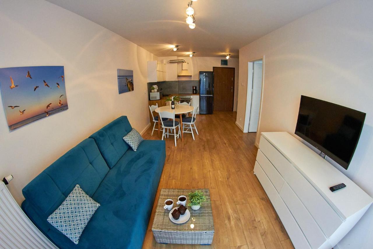 Apartamentyprzymorzu Baltycki Z Miejscem Postojowym I Ogrodkiem Колобжег Экстерьер фото