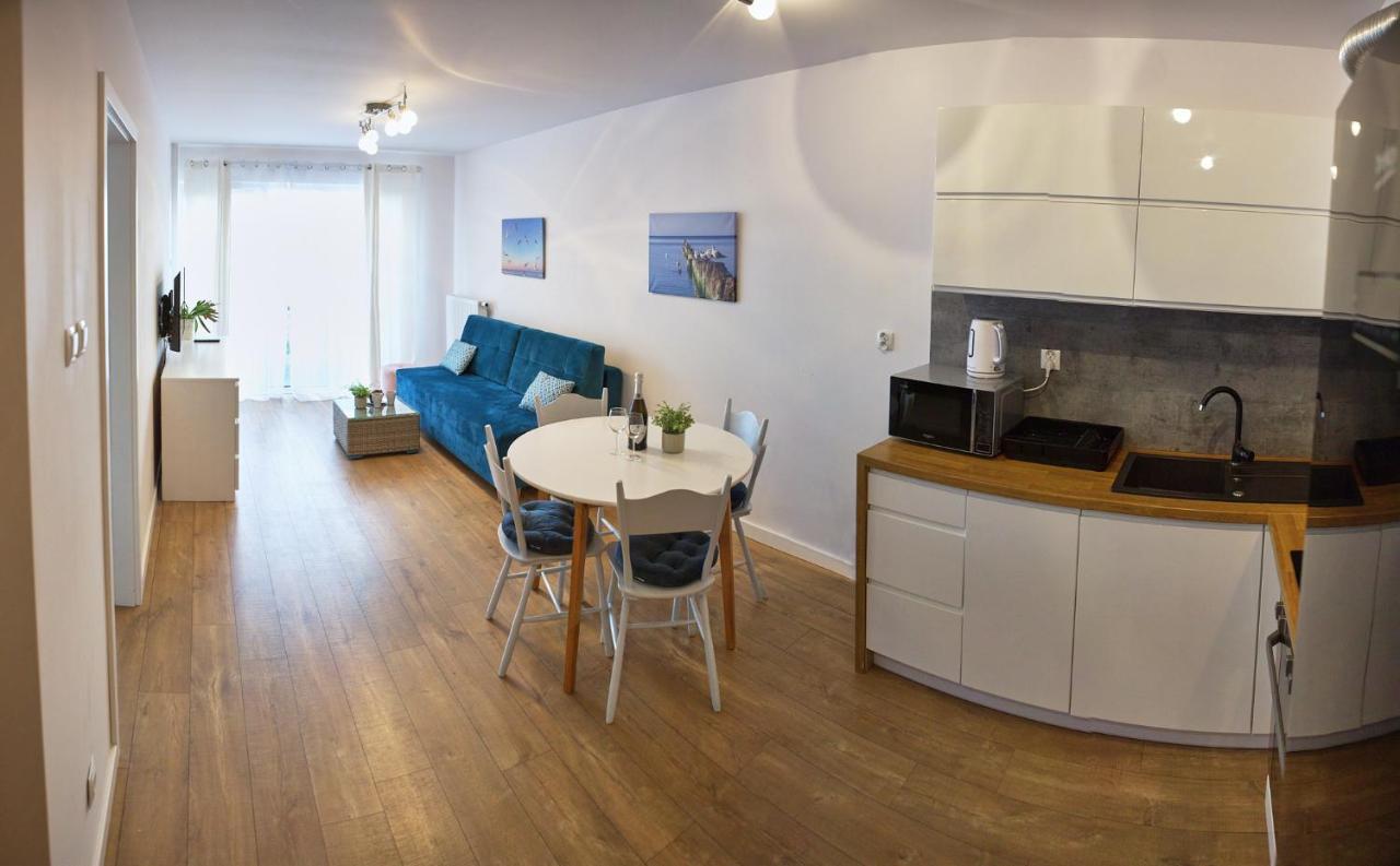 Apartamentyprzymorzu Baltycki Z Miejscem Postojowym I Ogrodkiem Колобжег Экстерьер фото