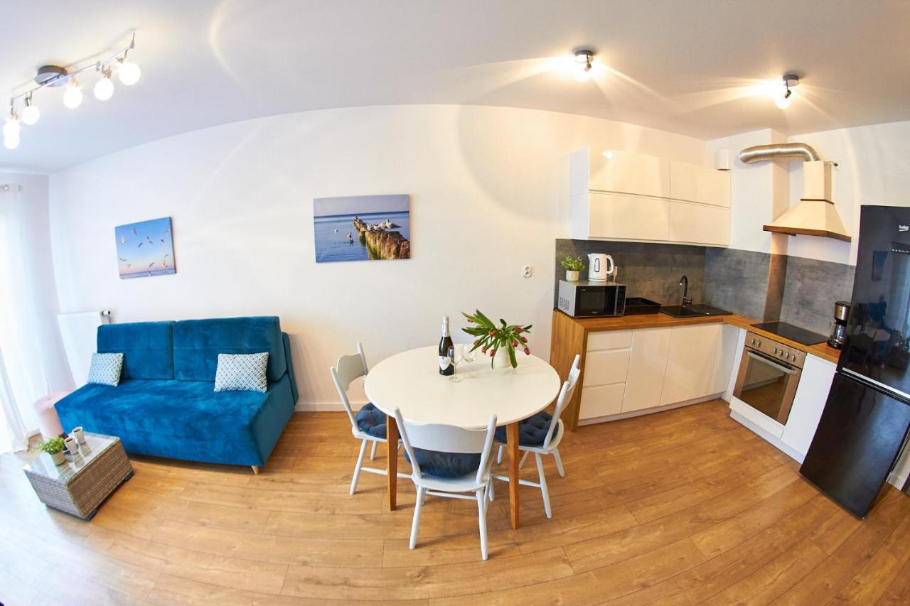 Apartamentyprzymorzu Baltycki Z Miejscem Postojowym I Ogrodkiem Колобжег Экстерьер фото