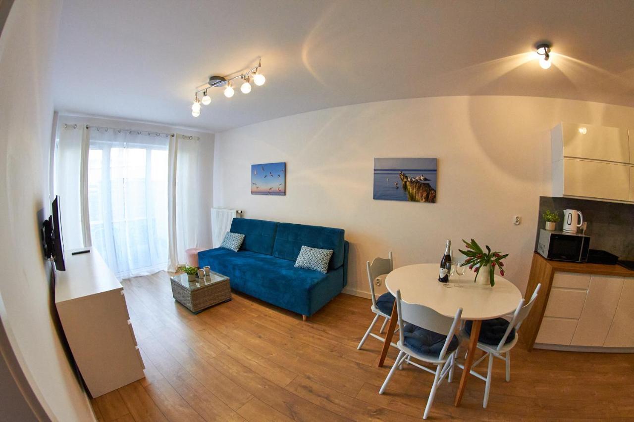 Apartamentyprzymorzu Baltycki Z Miejscem Postojowym I Ogrodkiem Колобжег Экстерьер фото