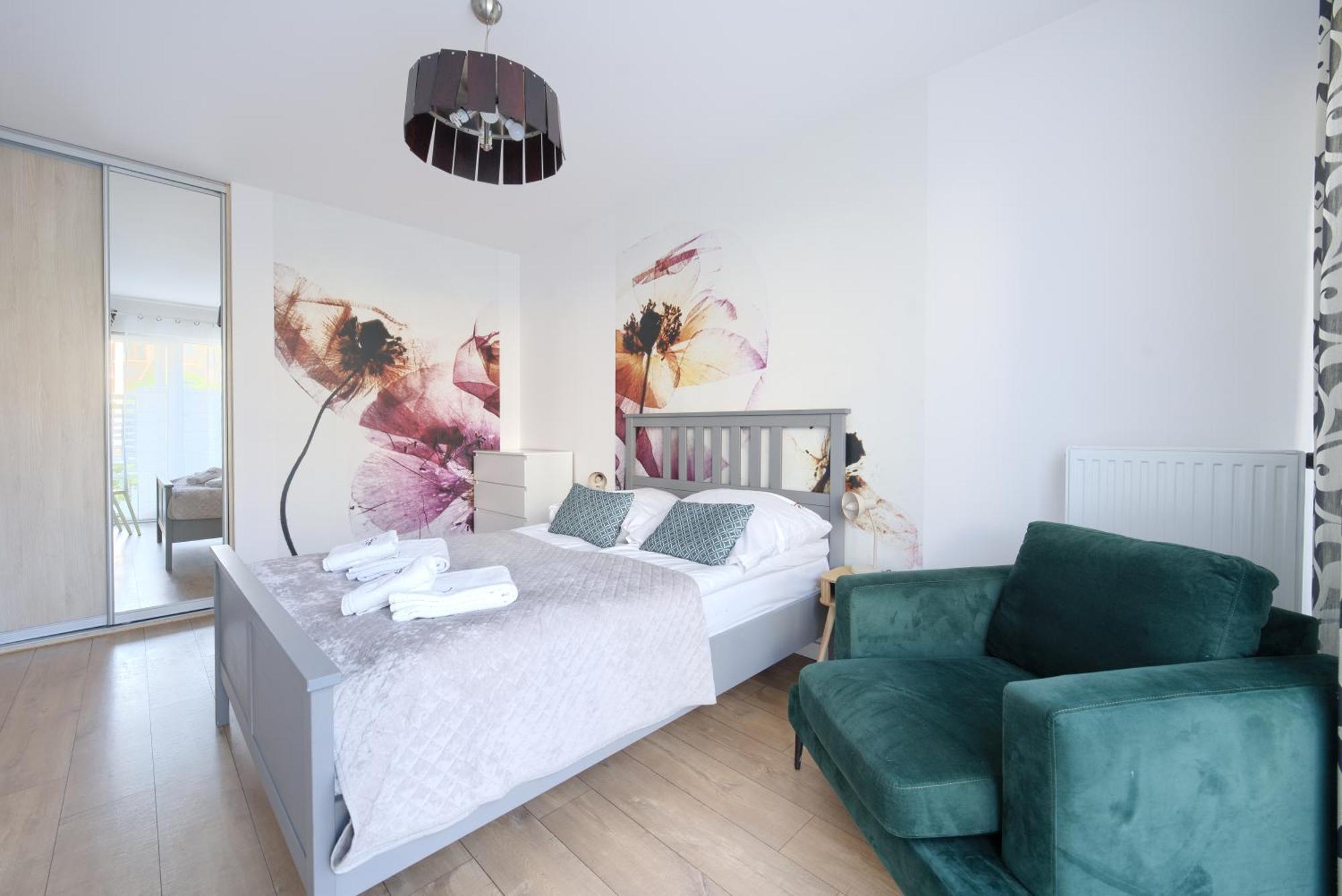 Apartamentyprzymorzu Baltycki Z Miejscem Postojowym I Ogrodkiem Колобжег Экстерьер фото