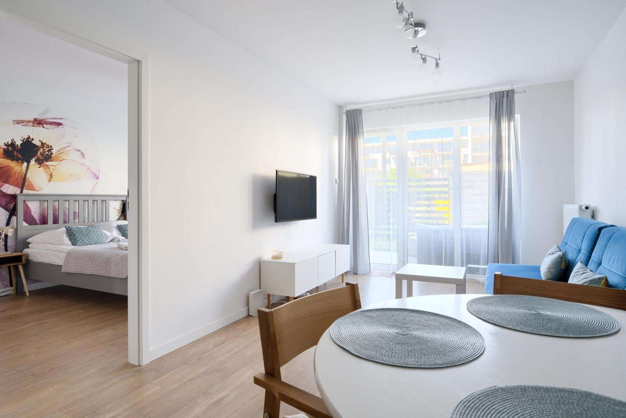 Apartamentyprzymorzu Baltycki Z Miejscem Postojowym I Ogrodkiem Колобжег Экстерьер фото