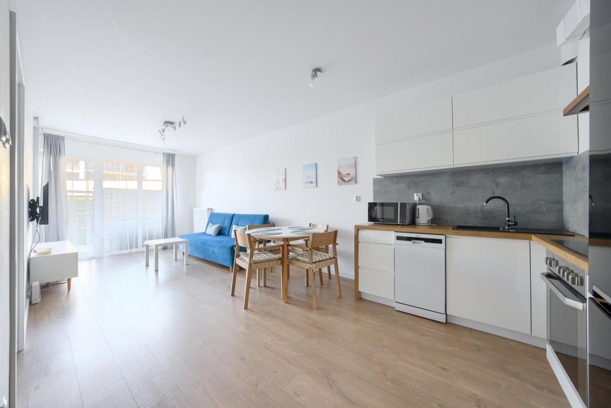 Apartamentyprzymorzu Baltycki Z Miejscem Postojowym I Ogrodkiem Колобжег Экстерьер фото
